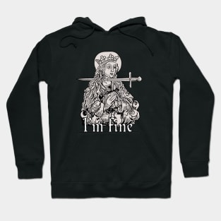 I'm fine - classical art meme Hoodie